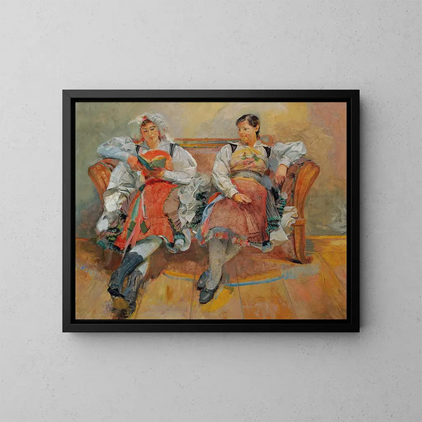 Gailtal - Franz Wiegele — quadro incorniciato alla parete