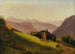 Paesaggio montano con chalet e contadini che falciano - Franz Wipplinger — vista dell’opera