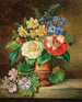 Un bouquet di fiori con narcisi e camellie - Franz Xaver Petter — vista dell’opera