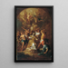 Lapidazione di San Stefano - Franz Xaver Wagenschein — quadro incorniciato alla parete