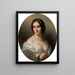 Eugénie vicomtesse Esher née Mayer 1814-1904 - Franz Xaver Winterhalter — quadro incorniciato alla parete