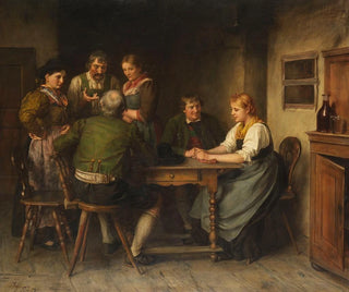 La pubblicità - Franz von Defregger — vista dell’opera
