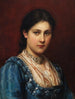 Fille en dirndl - Franz von Defregger — vista dell’opera