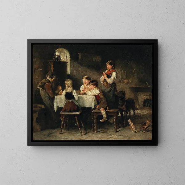 La Grâce - Franz von Defregger — quadro incorniciato alla parete