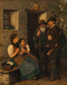 L'addio dei cacciatori - Franz von Defregger — vista dell’opera