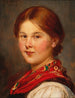 Fille tyrolienne - Franz von Defregger — vista dell’opera