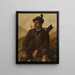 Cacciatore tirolese - Franz von Defregger — quadro incorniciato alla parete