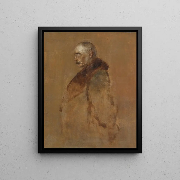 Chlodwig, principe di Hohenlohe, principe di Schillings 1819-1901 - Franz von Lenbach — quadro incorniciato alla parete