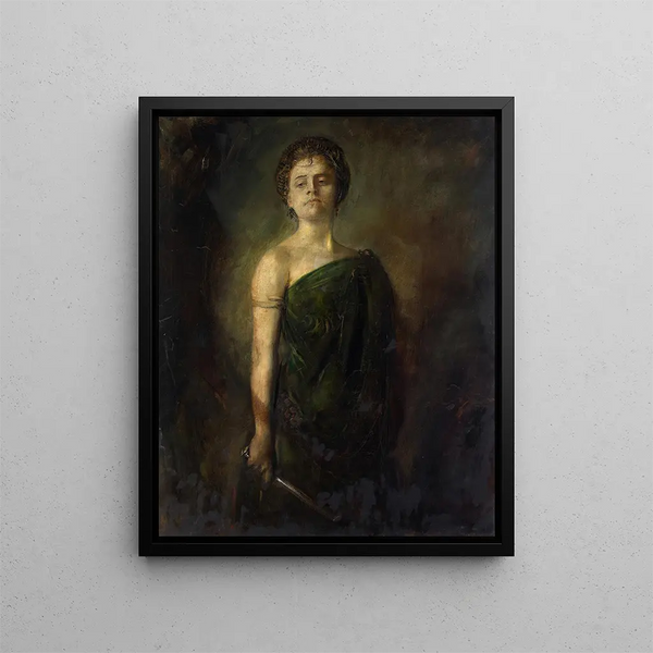 Mademoiselle Bartenstein - Franz von Lenbach — quadro incorniciato alla parete