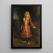 Marion Lenbach 1892-1947 la figlia dell'artista - Franz von Lenbach — quadro incorniciato alla parete