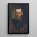 Portrait de Georg Plach - Franz von Lenbach — quadro incorniciato alla parete