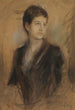 Portrait d'une jeune femme - Franz von Lenbach — vista dell’opera