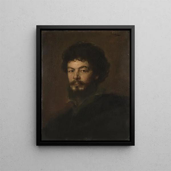 L'architetto Lorenz Gedon - Franz von Lenbach — quadro incorniciato alla parete