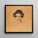 Ritratto della ragazza Mary - Franz von Stuck — quadro incorniciato alla parete