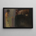 Œdipe risolve il mistero della Sfinge - Franz von Stuck — quadro incorniciato alla parete