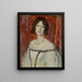 Olga Lindpaintner - Franz von Stuck — quadro incorniciato alla parete