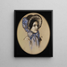 Ritratto della ragazza Marie - Franz von Stuck — quadro incorniciato alla parete