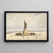 La statua della Libertà - Frédéric Auguste Bartholdi — quadro incorniciato alla parete