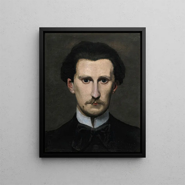 Fragment du portrait d'Edmond Maître - Frédéric Bazille — quadro incorniciato alla parete