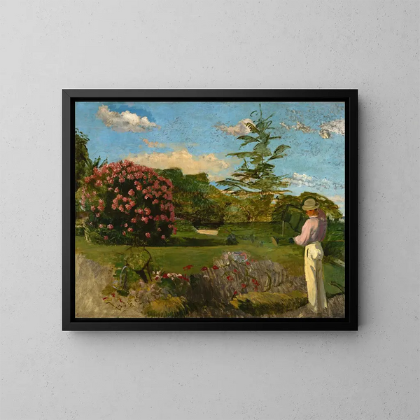 Le Petit Jardinier - Frédéric Bazille — quadro incorniciato alla parete
