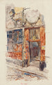 Entre escalier B del Mercato dei Bambini Rouges nel 1907 3° arrondissement - Frédéric Houbron — vista dell’opera