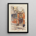 Entre escalier B del Mercato dei Bambini Rouges nel 1907 3° arrondissement - Frédéric Houbron — quadro incorniciato alla parete