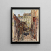 Interno del Mercato dei Bambini Rossi nel 1907 3o arrondissement - Frédéric Houbron — quadro incorniciato alla parete