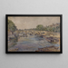 La Seine au pont Marie in 1899, 1o arrondissement - Frédéric Houbron — quadro incorniciato alla parete