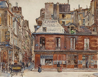 Frdric Houbron - La rue Sauval vue de la rue SaintHonor en 1901 1er arrondissement.webp