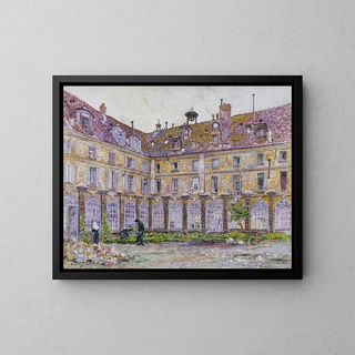 Il chiostro dell'Abbazia agli Alberi, rue de Sèvres - Frédéric Houbron — quadro incorniciato alla parete