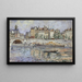 Le quai de l'Hôtel de Ville et le pont Louis-Philippe - Frédéric Houbron — quadro incorniciato alla parete