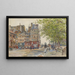 Quai des Orfèvres Parigi 1906 - Frédéric Houbron — quadro incorniciato alla parete