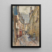 Rue Chanoinesse en 1905 4e arrondissement - Frédéric Houbron — quadro incorniciato alla parete