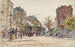 Tramways imperiale in un viale di Parigi nel 1901 - Frédéric Houbron — vista dell’opera