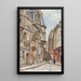 Hôtel de Sens 1 rue du Figuier en 1898 4e arrondissement - Frédéric Houbron — quadro incorniciato alla parete