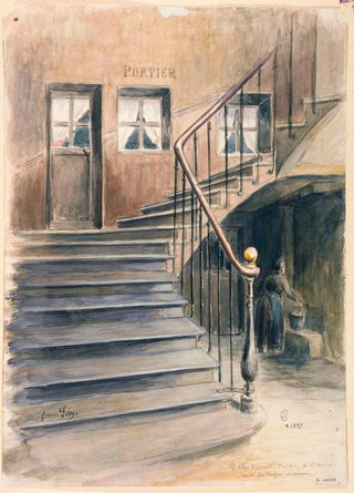 Frdric Lon - Escalier de la maison habite par Honor de Balzac.webp