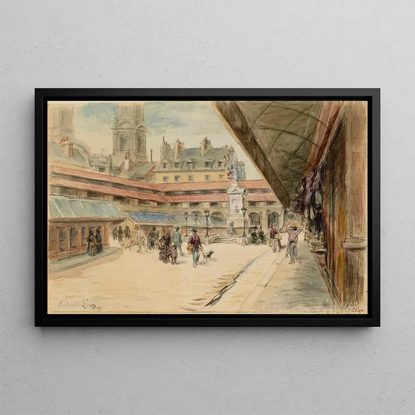 Frdric Lon - Vue du march SaintGermain.webp