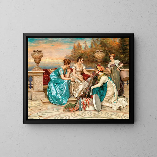 Una decisione difficile - Frédéric Soulacroix — quadro incorniciato alla parete