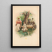 Una festa in giardino - Fred Achert — quadro incorniciato alla parete