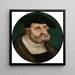 Frédéric il Saggio, elettore di Sassonia - Lucas Cranach il Vecchio — quadro incorniciato alla parete