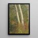Bouleaux en automne - Frederic Edwin Church — quadro incorniciato alla parete