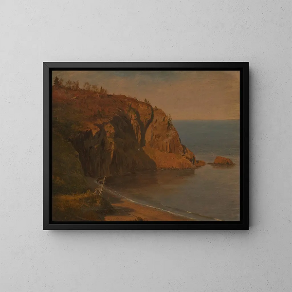 Côte de l'île Grand Manan, Canada - Frederic Edwin Church — quadro incorniciato alla parete