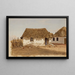 Colombia, Barranquilla, due case - Frederic Edwin Church — quadro incorniciato alla parete