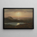 Lac Eagle visto da Cadillac Mountain, Mount Desert Island, Maine - Frederic Edwin Church — quadro incorniciato alla parete