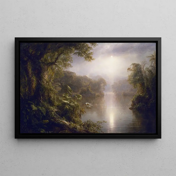 Le Fleuve de Lumière - Frederic Edwin Church — quadro incorniciato alla parete