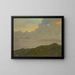 Collina e nuvole - Frederic Edwin Church — quadro incorniciato alla parete