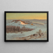 Vallée de l'Hudson New York in inverno - Frederic Edwin Church — quadro incorniciato alla parete