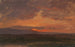 Vallée dell'Hudson, New York, con il sole che tramonta dietro le montagne Catskill - Frederic Edwin Church — vista dell’opera