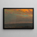 Vallée de l'Hudson al tramonto - Frederic Edwin Church — quadro incorniciato alla parete