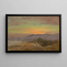 Tramonto nella valle dell'Hudson - Frederic Edwin Church — quadro incorniciato alla parete